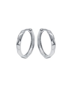 Silver Hoop Earring HO-2413